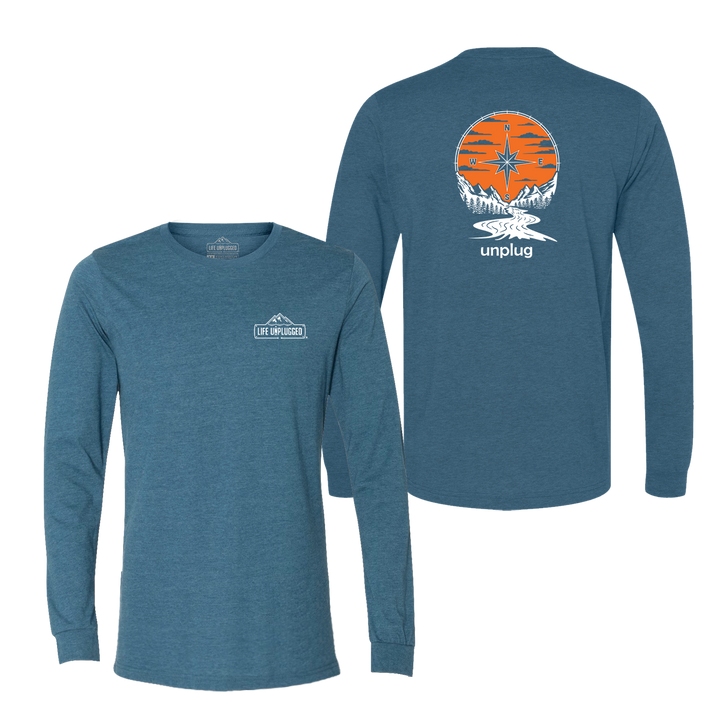 Compass Sunset Long Sleeve T-Shirt