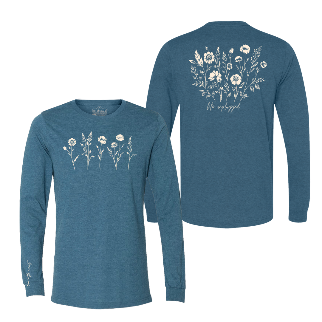 Live in the Moment Wildflower Long Sleeve T-Shirt