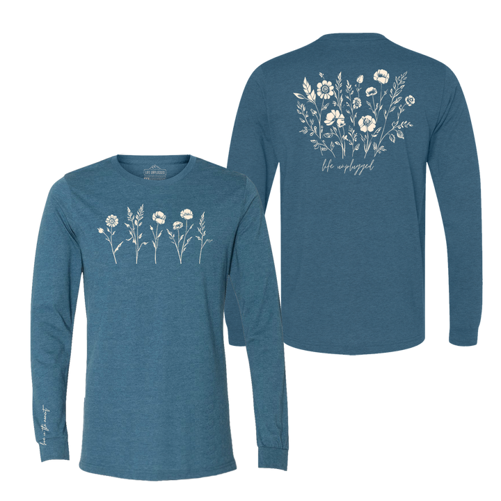 Live in the Moment Wildflower Long Sleeve T-Shirt