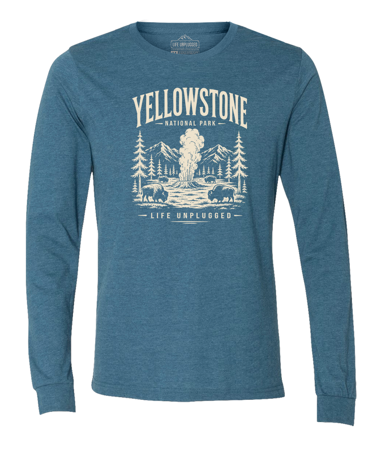 YELLOWSTONE NATIONAL PARK Long Sleeve T-Shirt