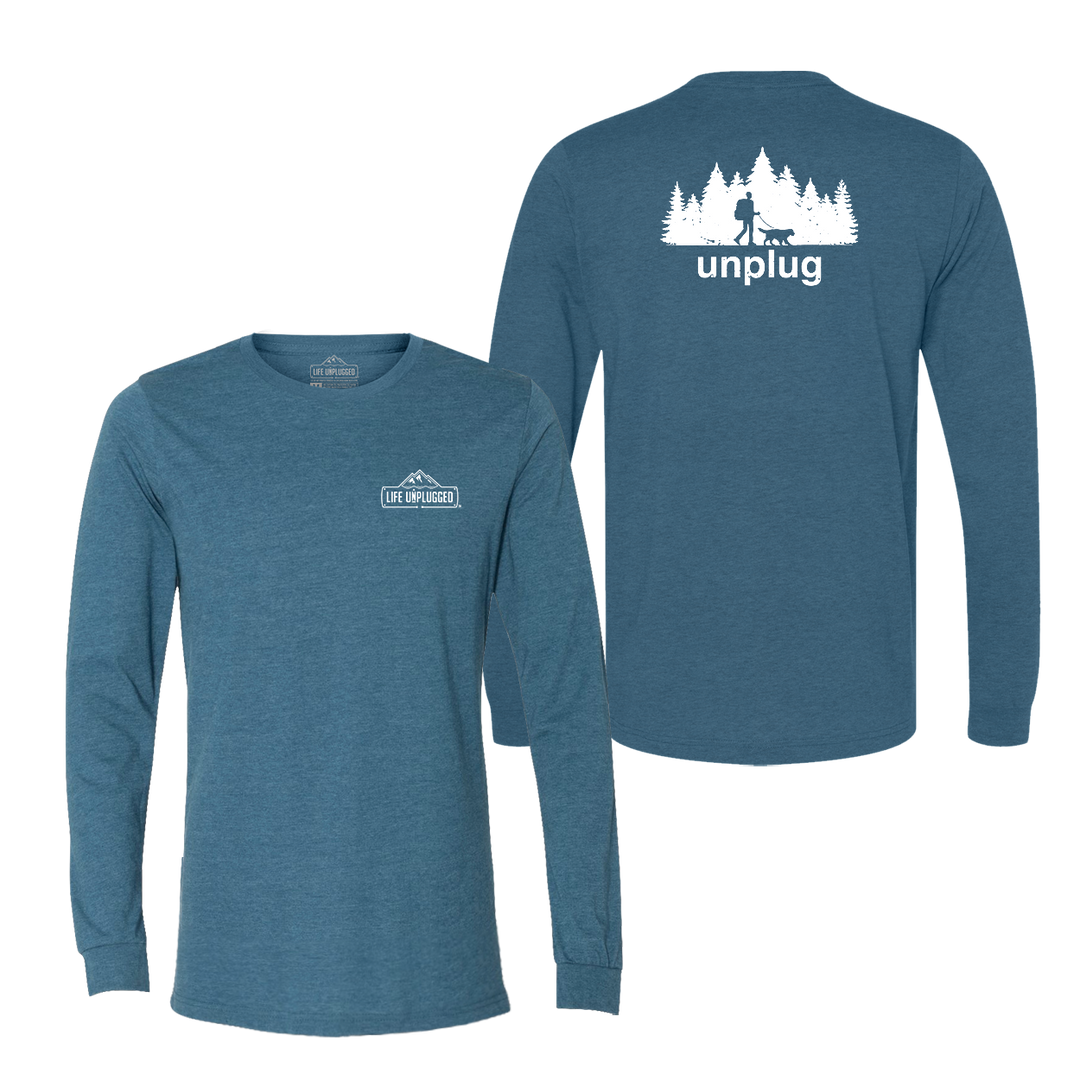 Dog Walks in the Woods Long Sleeve T-Shirt
