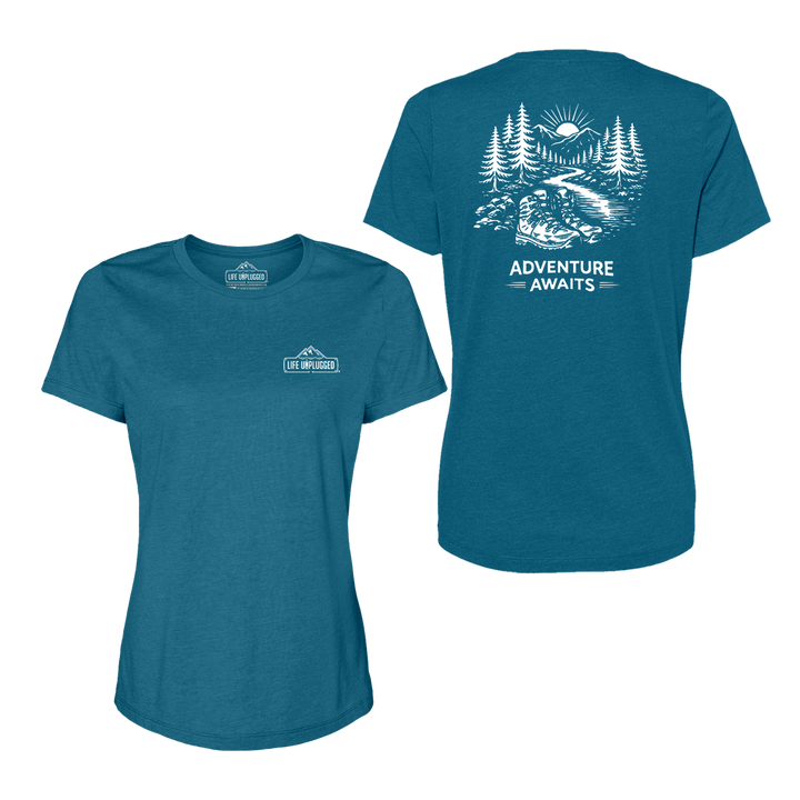 ADVENTURE AWAITS Women's T-Shirt