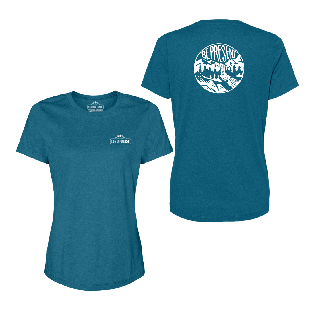 Be Present Waterfall Women's T-Shirt