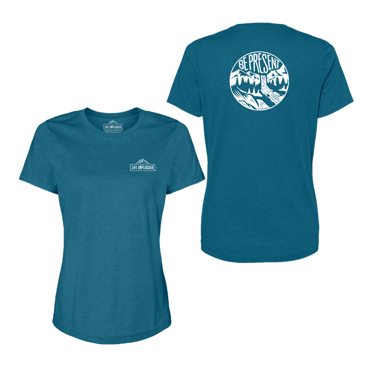 Be Present Waterfall Women's T-Shirt