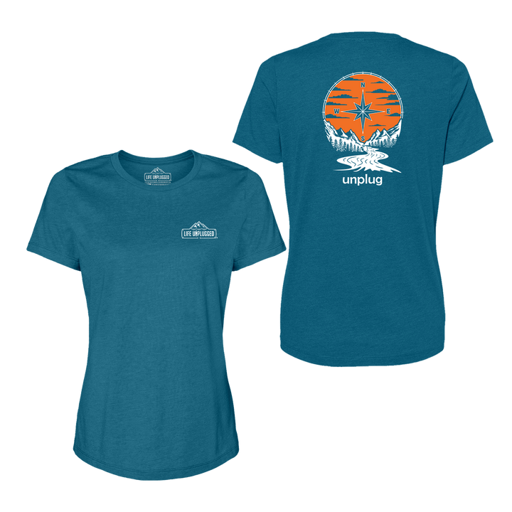 Compass Sunset Women's T-Shirt