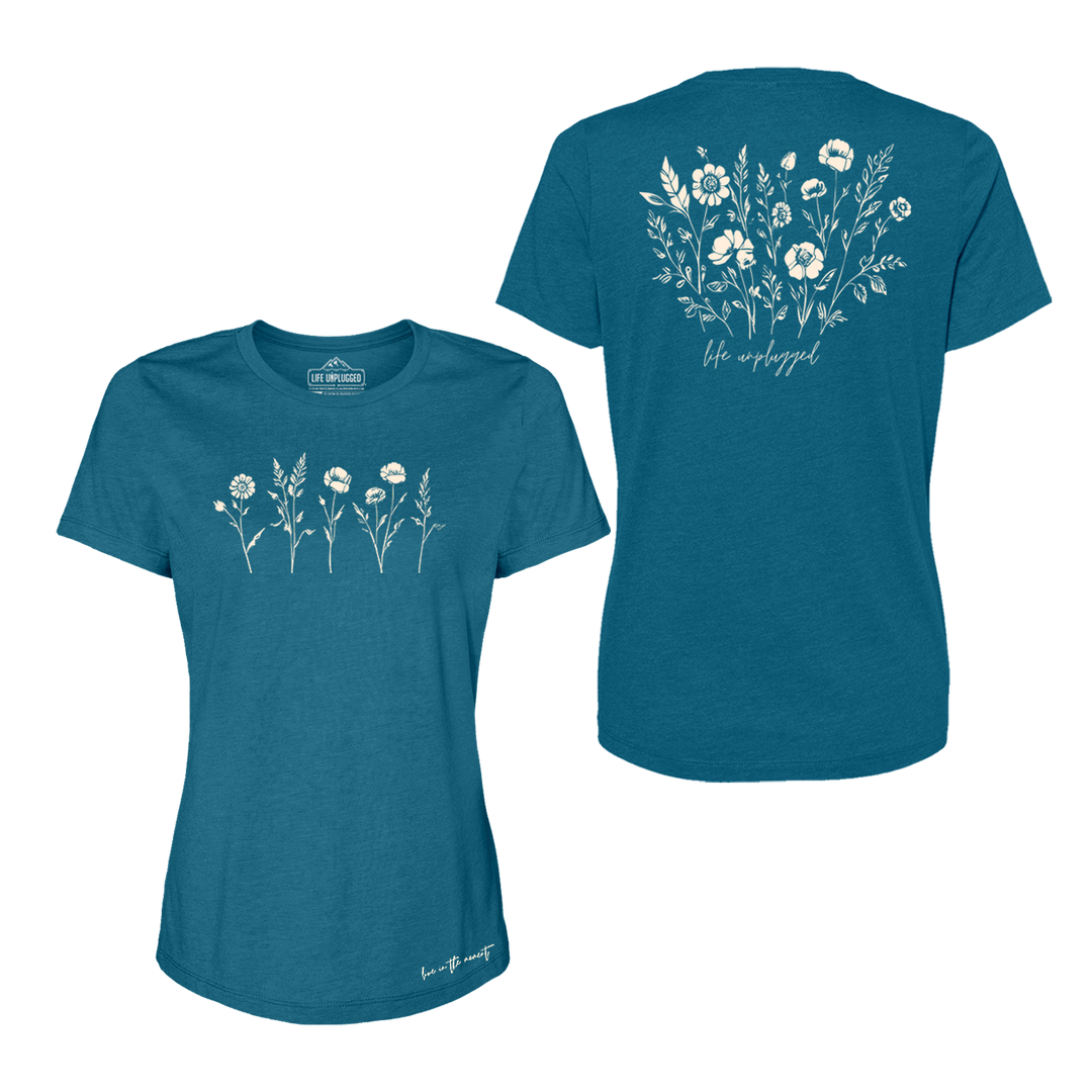 Live in the Moment Wildflower Women's T-Shirt