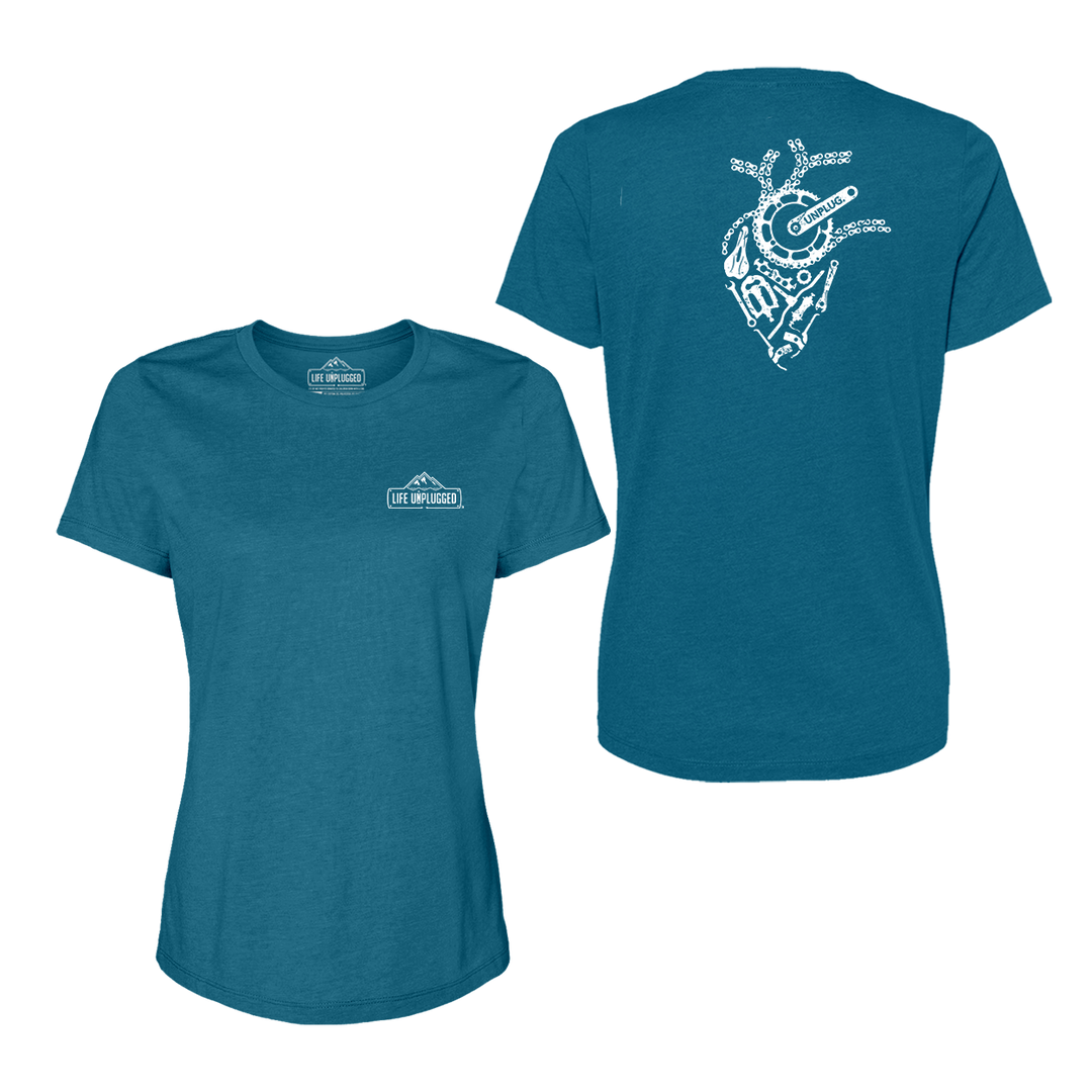 Anatomical Heart (Bicycle Parts) Women's T-Shirt