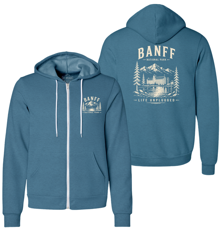 BANFF NATIONAL PARK Supersoft Midweight Zip Up Hoodie