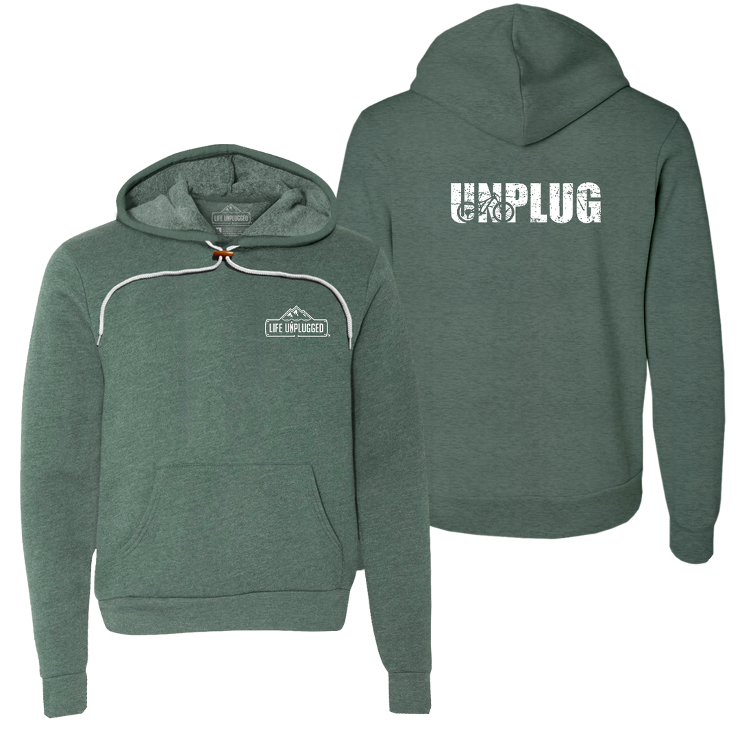 Unplug Mountain Bike Silhouette Super Soft Hoodie