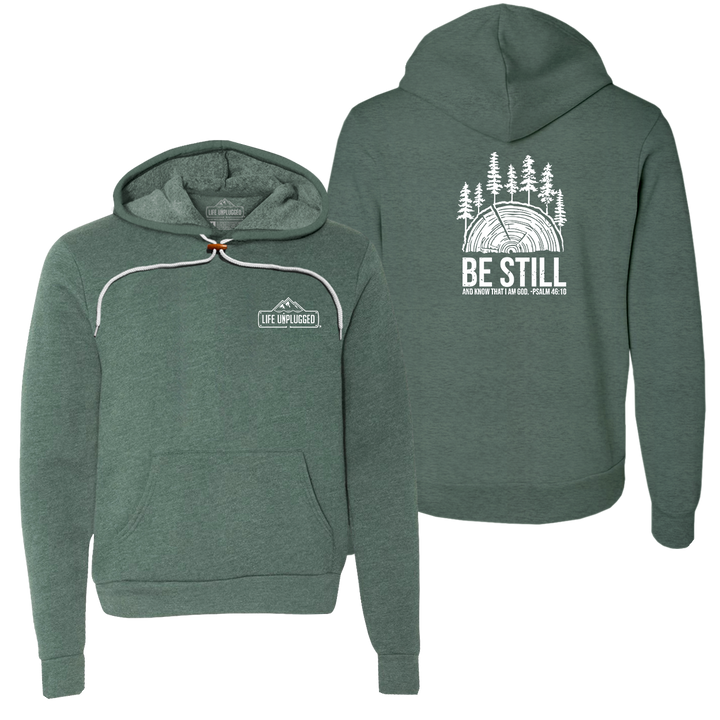 BE STILL IN THE WOODS Super Soft Hoodie