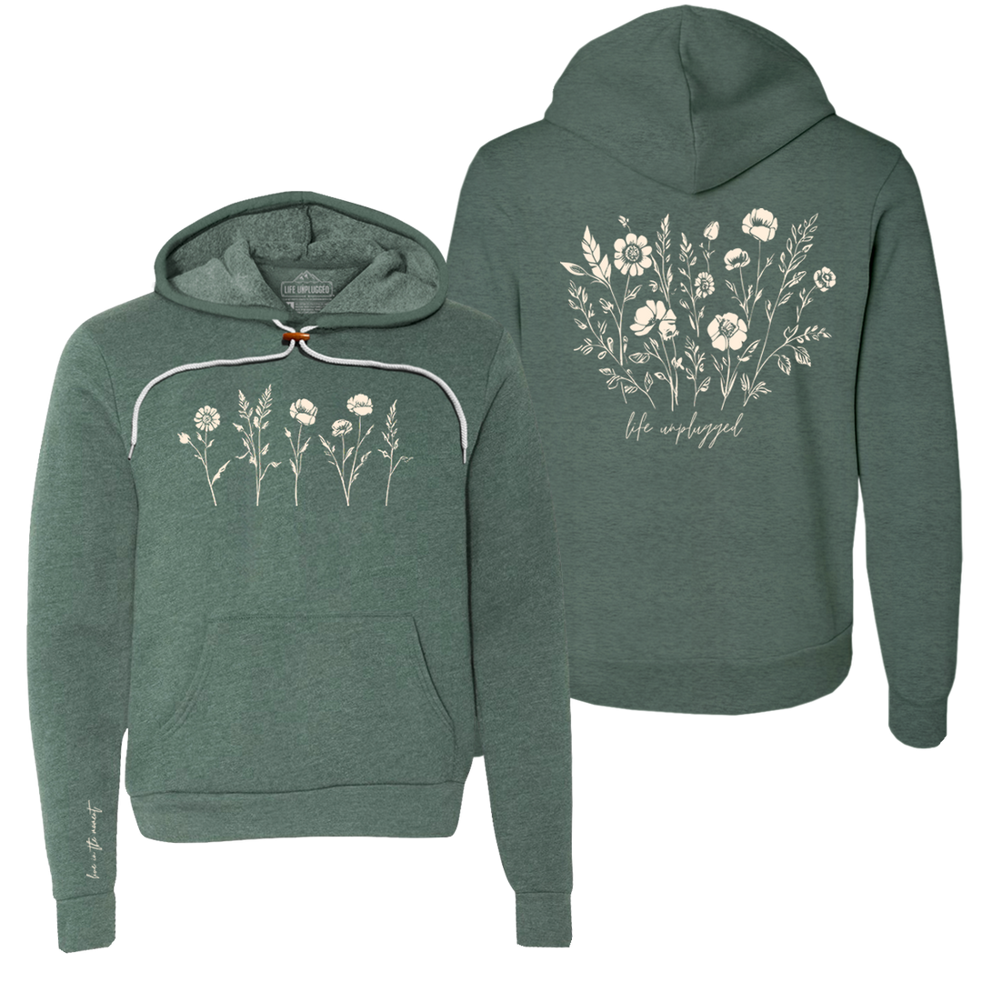 Live in the Moment Wildflower Super Soft Hoodie