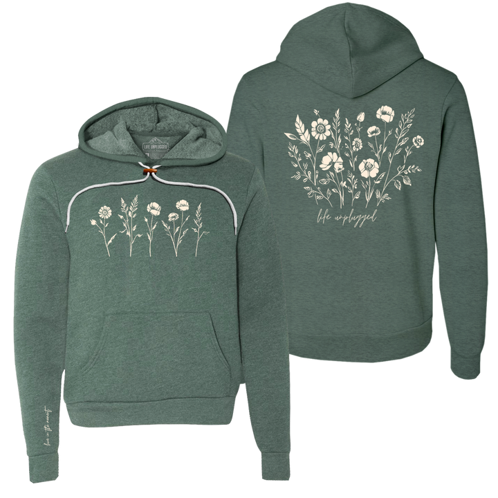 Live in the Moment Wildflower Super Soft Hoodie