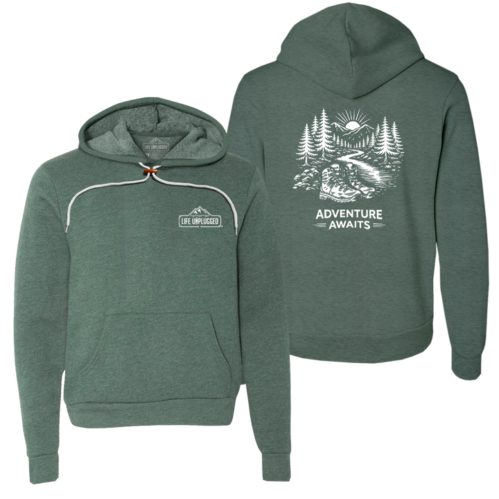 ADVENTURE AWAITS Super Soft Hoodie