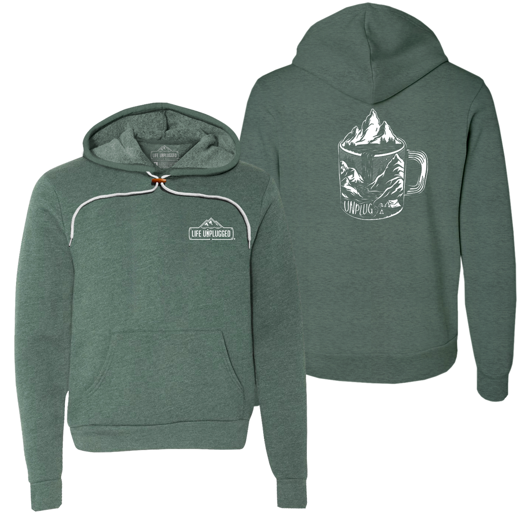Coffee Mountain Scene Super Soft Hoodie