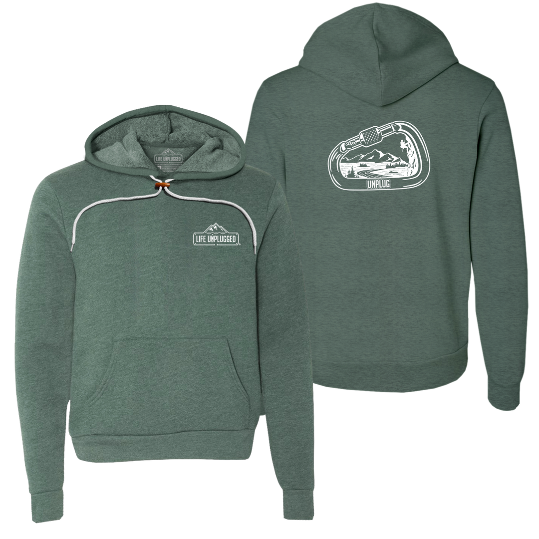 Rock Climbing Mountain Scene Super Soft Hoodie