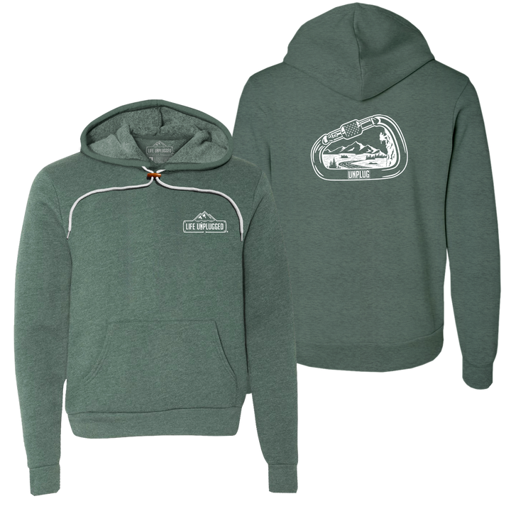 Rock Climbing Mountain Scene Super Soft Hoodie
