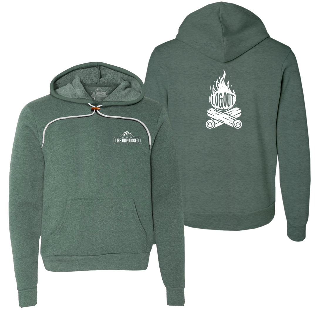 Log Out Campfire Super Soft Hoodie