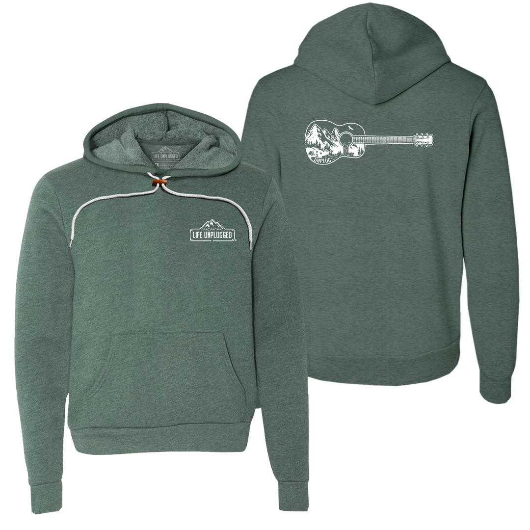 Guitar Mountain Scene Super Soft Hoodie