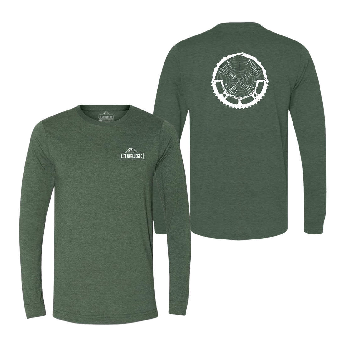 Tree Rings Chainring Long Sleeve T-Shirt