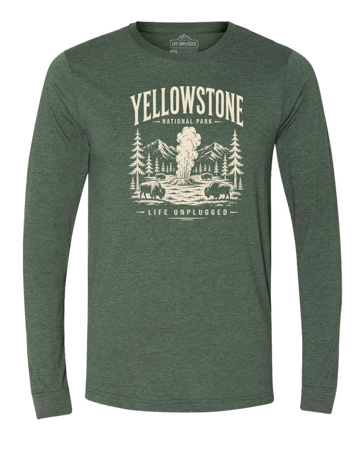 YELLOWSTONE NATIONAL PARK Long Sleeve T-Shirt