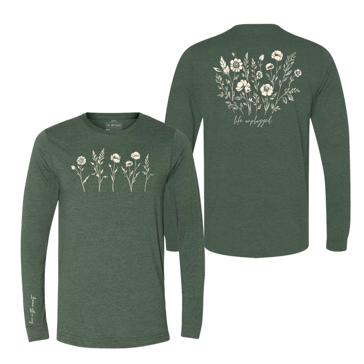 Live in the Moment Wildflower Long Sleeve T-Shirt