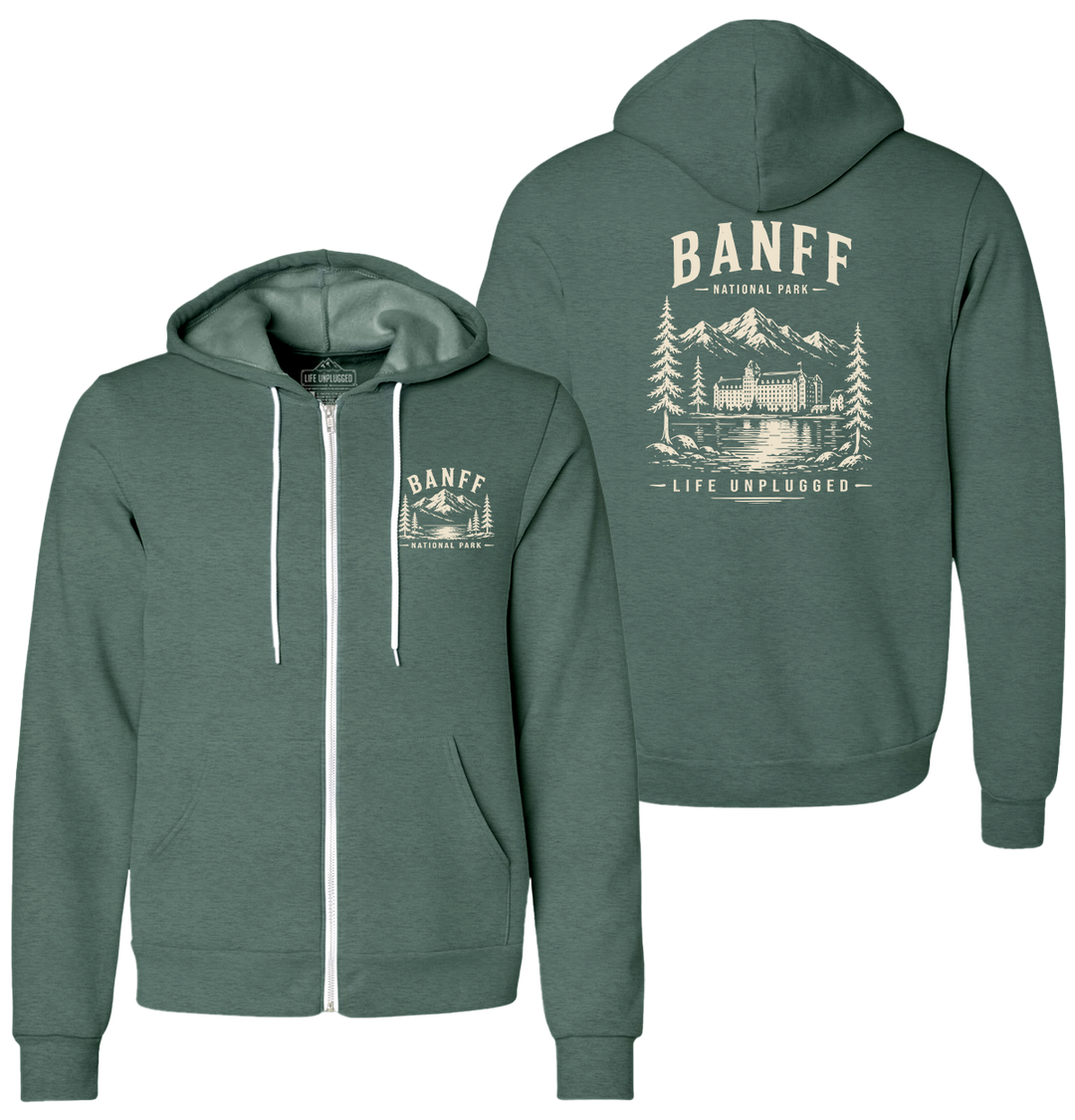 BANFF NATIONAL PARK Supersoft Midweight Zip Up Hoodie