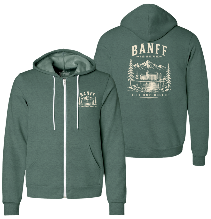 BANFF NATIONAL PARK Supersoft Midweight Zip Up Hoodie
