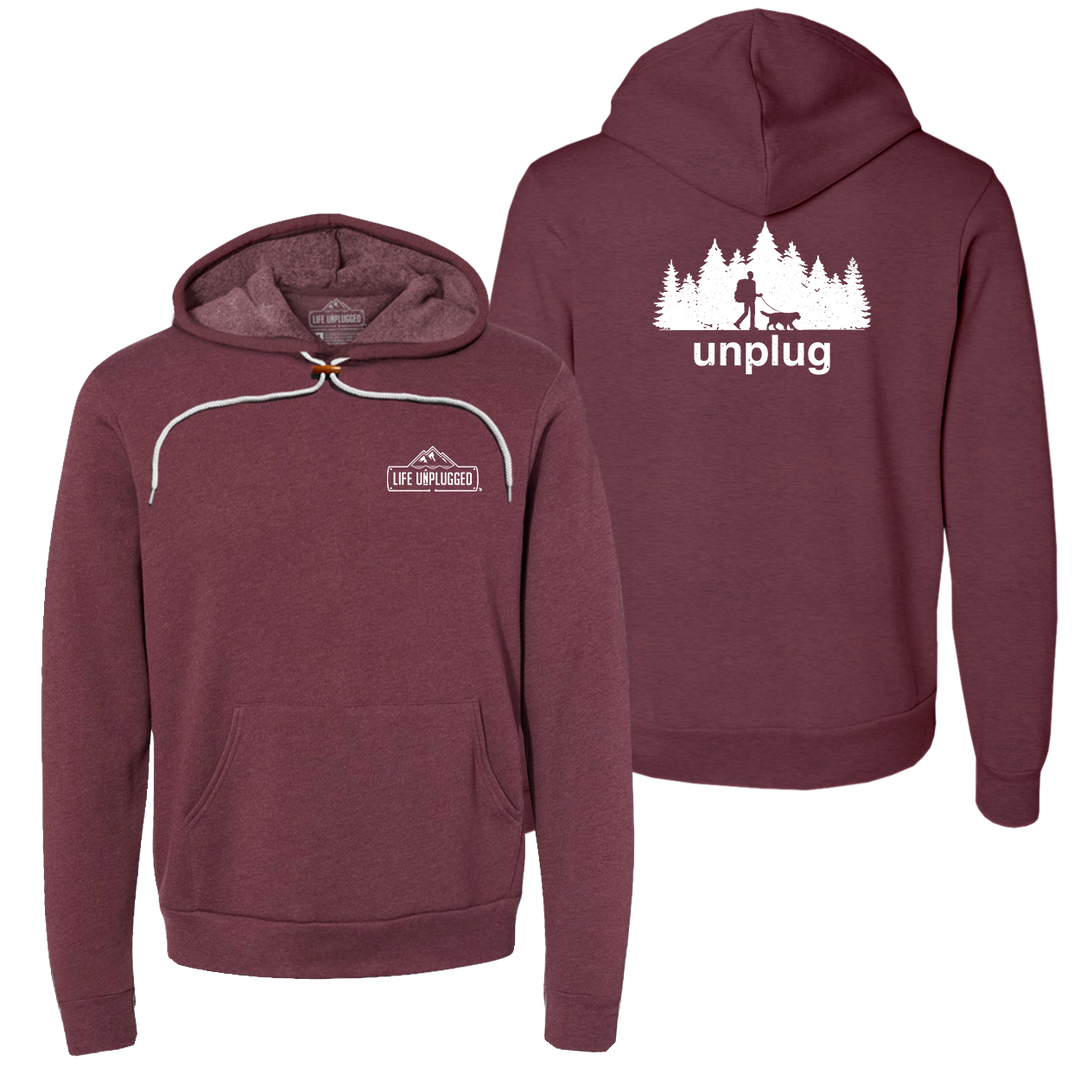 Dog Walks In The Woods Super Soft Hoodie
