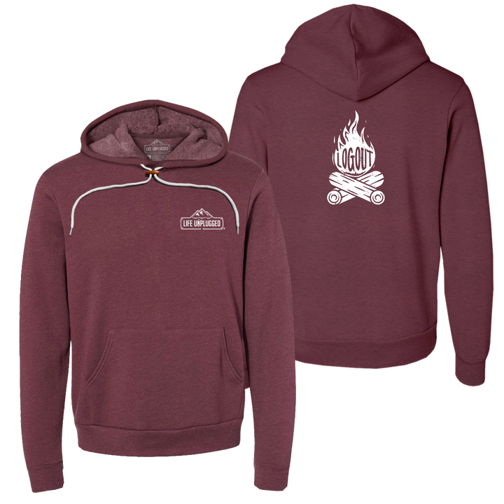 Log Out Campfire Super Soft Hoodie