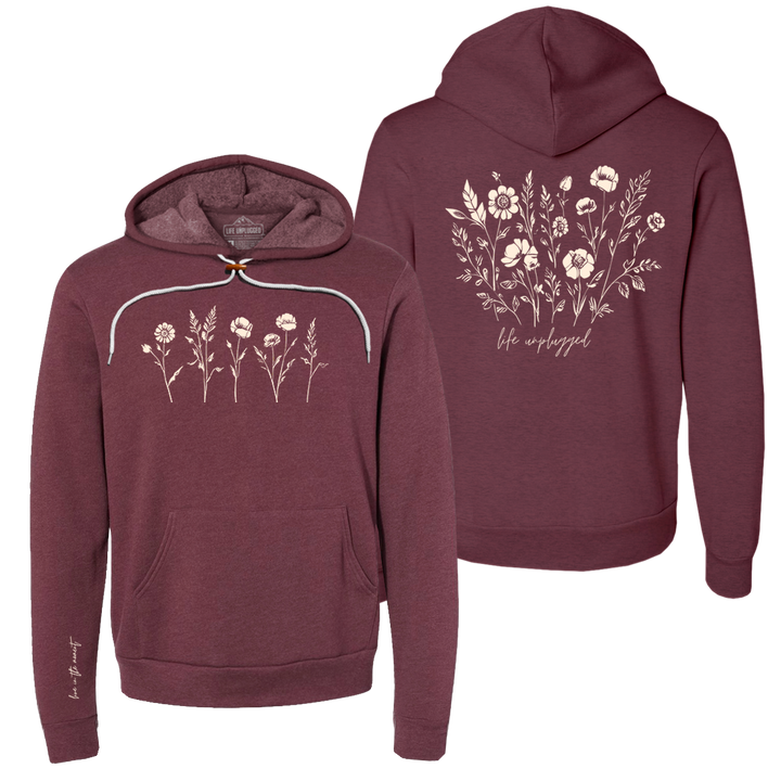 Live in the Moment Wildflower Super Soft Hoodie