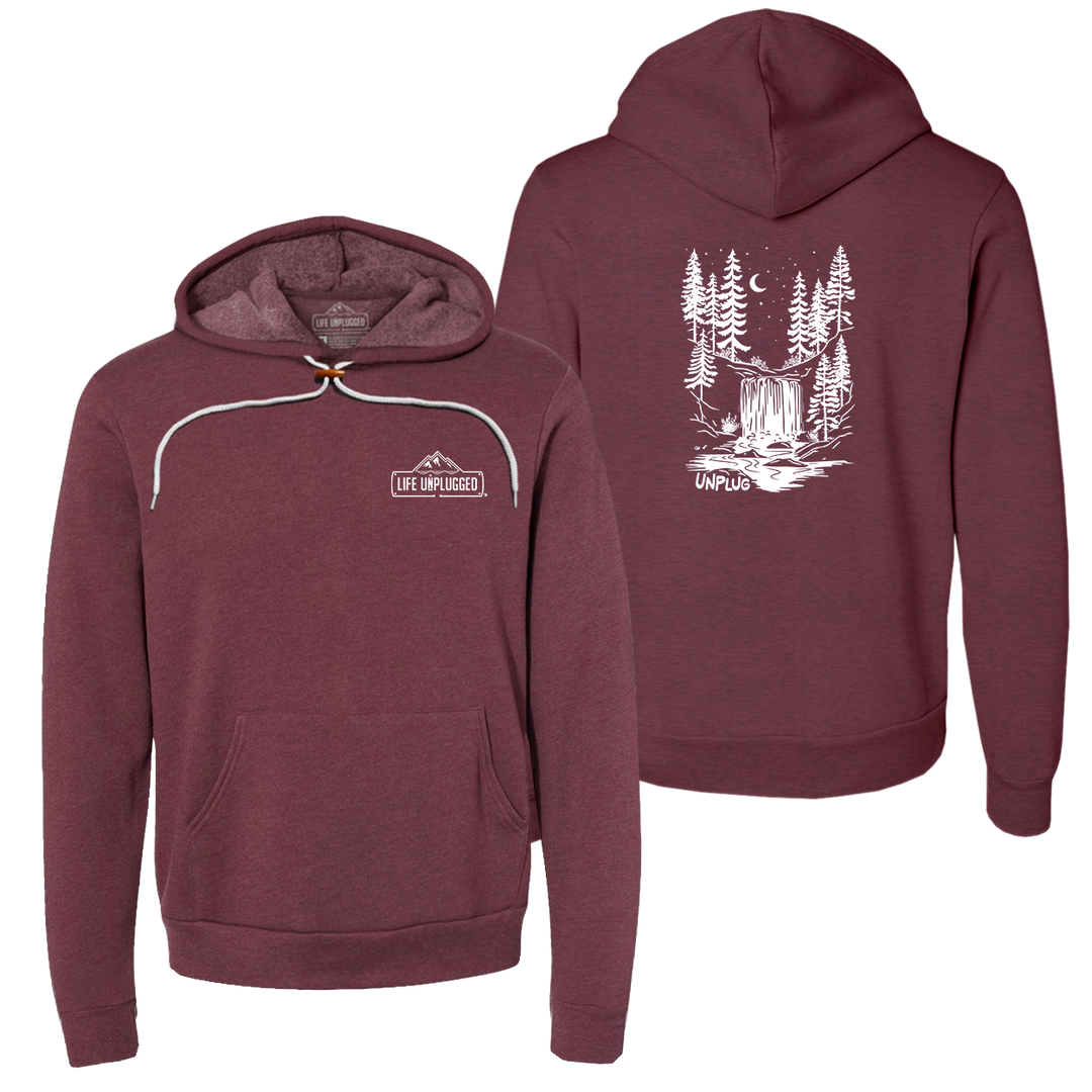 WATERFALL UNDER THE STARS Super Soft Hoodie