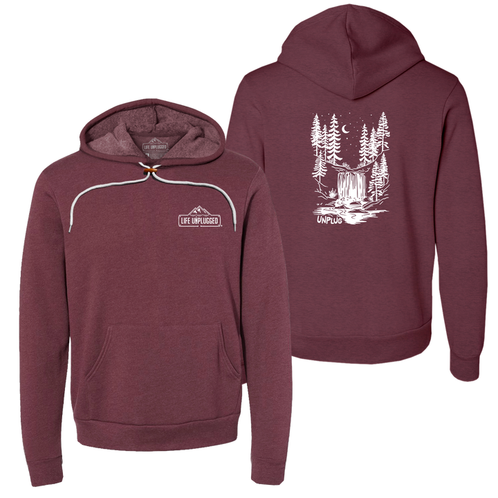 WATERFALL UNDER THE STARS Super Soft Hoodie