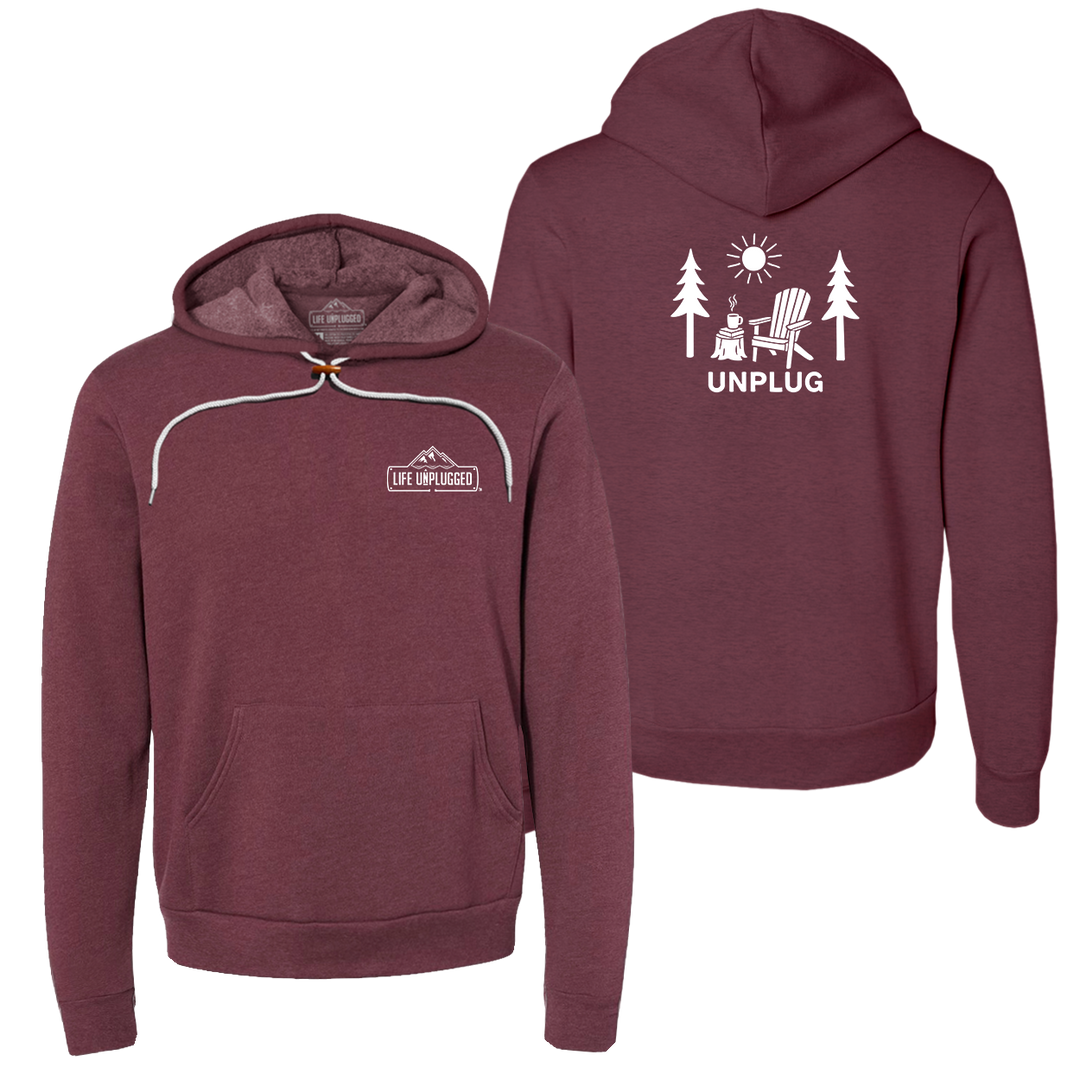 READING IN THE WOODS Super Soft Hoodie