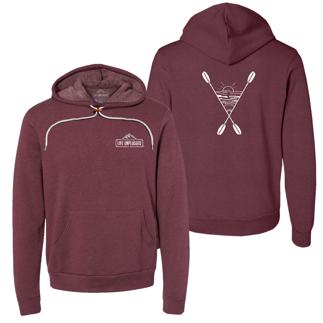 Kayaking Into The Sunset Super Soft Hoodie