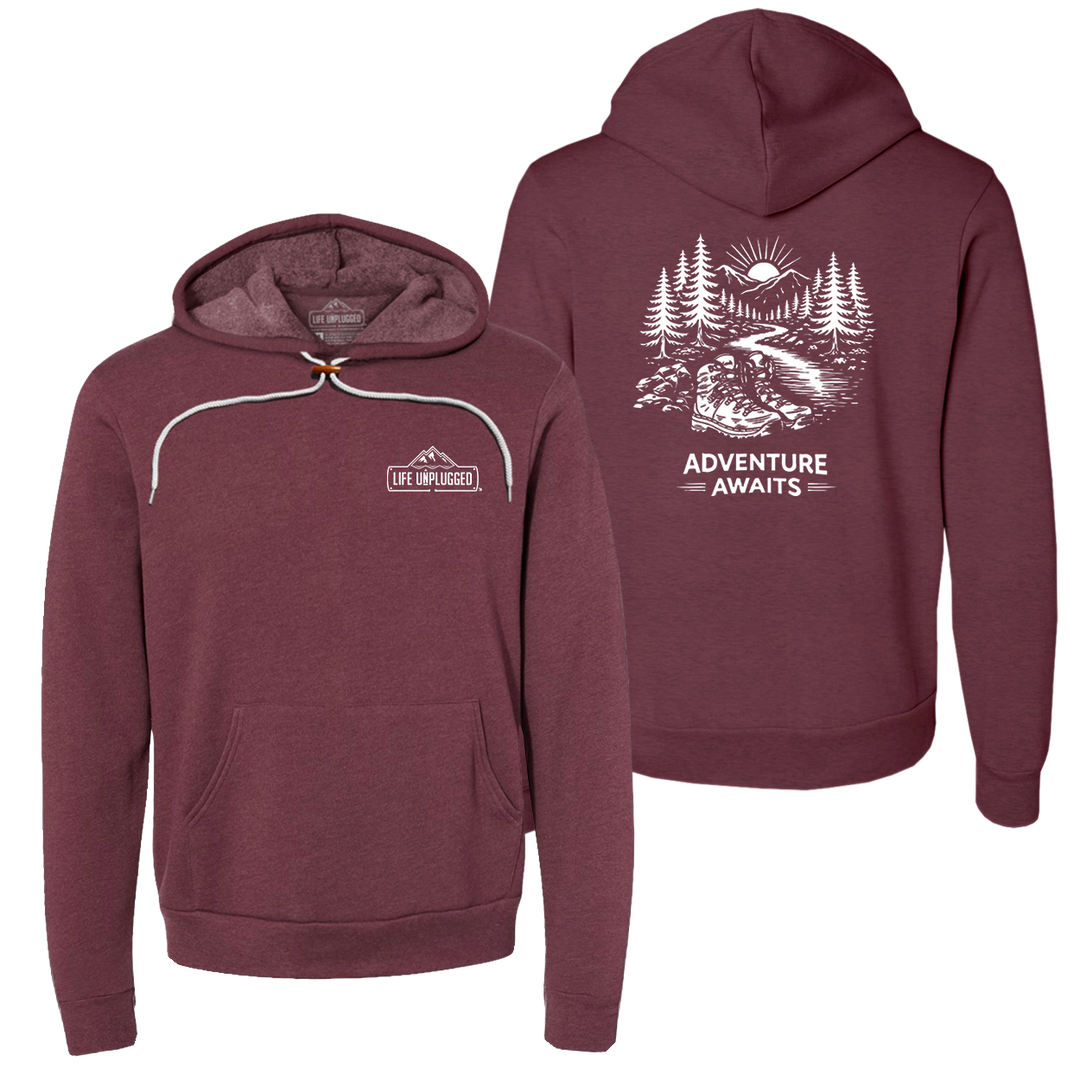 ADVENTURE AWAITS Super Soft Hoodie