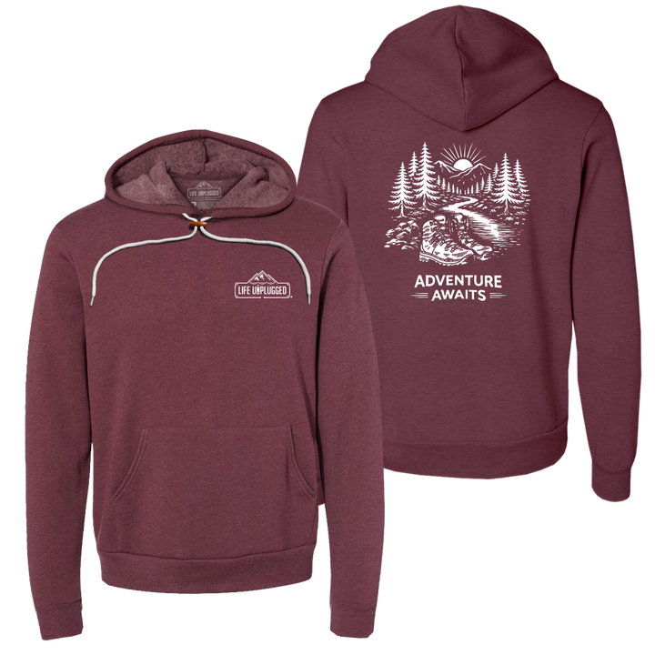 ADVENTURE AWAITS Super Soft Hoodie