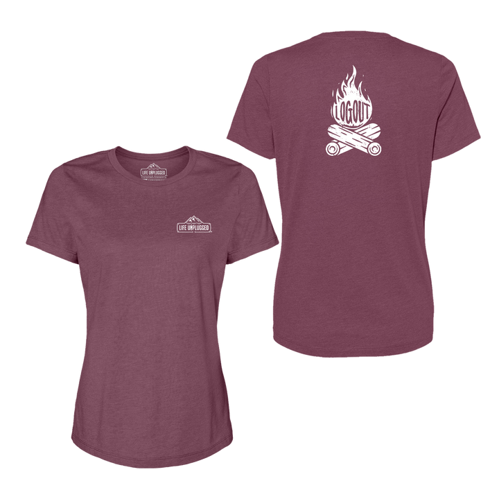 Log Out Campfire Women's T-Shirt