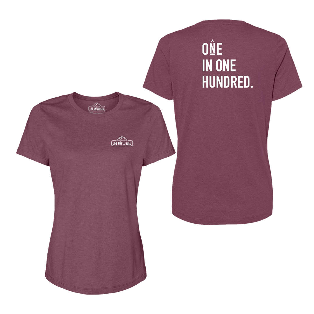One in One Hundred Stacked Women's T-Shirt