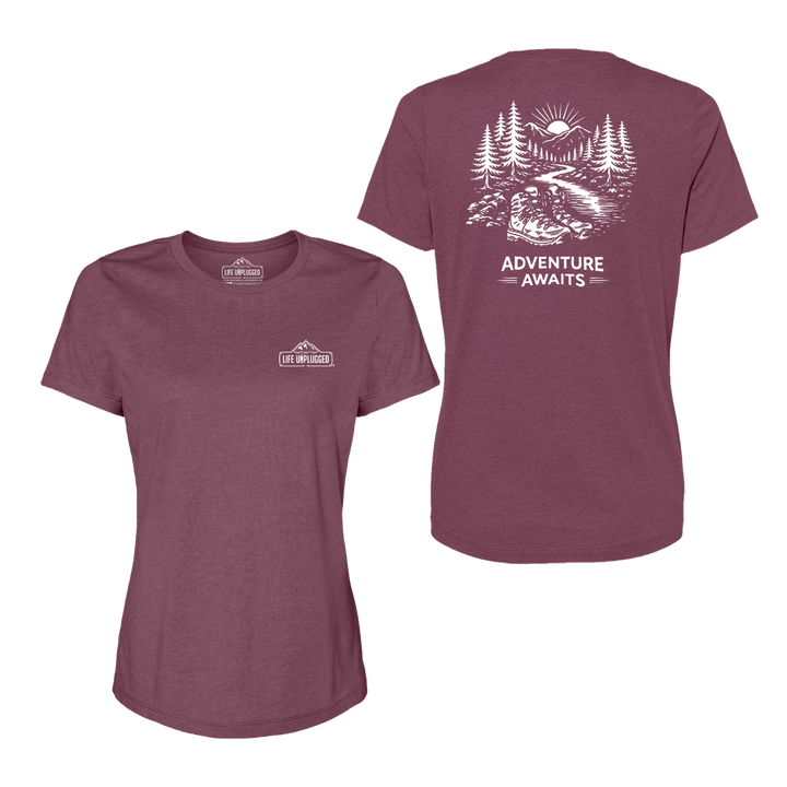 ADVENTURE AWAITS Women's T-Shirt