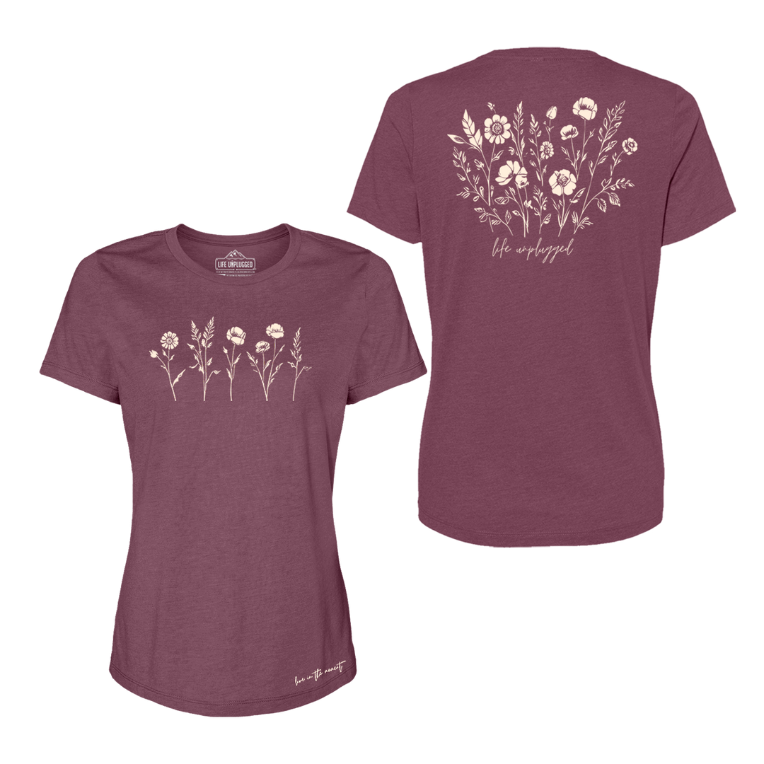 Live in the Moment Wildflower Women's T-Shirt
