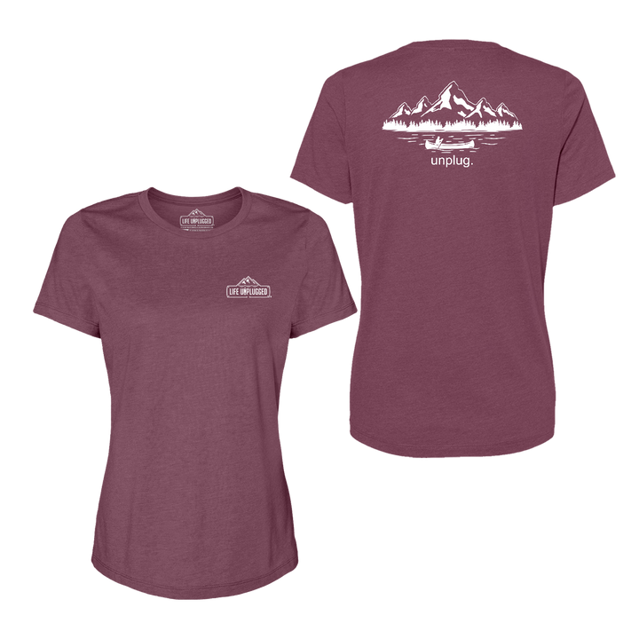 Canoeing in the Mountains Women's T-Shirt