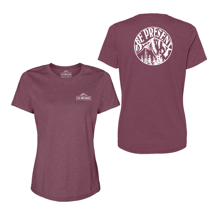 Be Present Mountain Women's T-Shirt