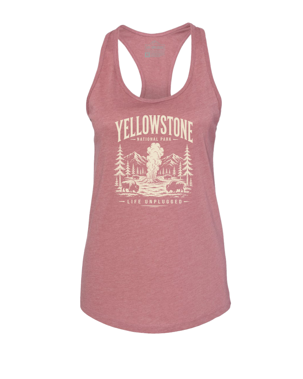 YELLOWSTONE NATIONAL PARK Women's Racerback Tank Top