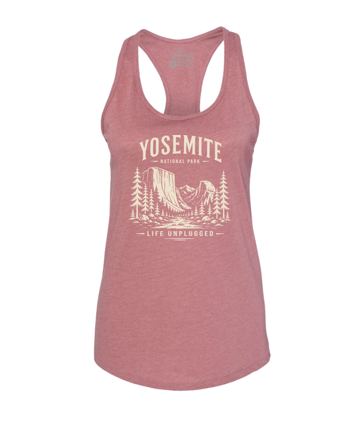 YOSEMITE NATIONAL PARK Women's Racerback Tank Top