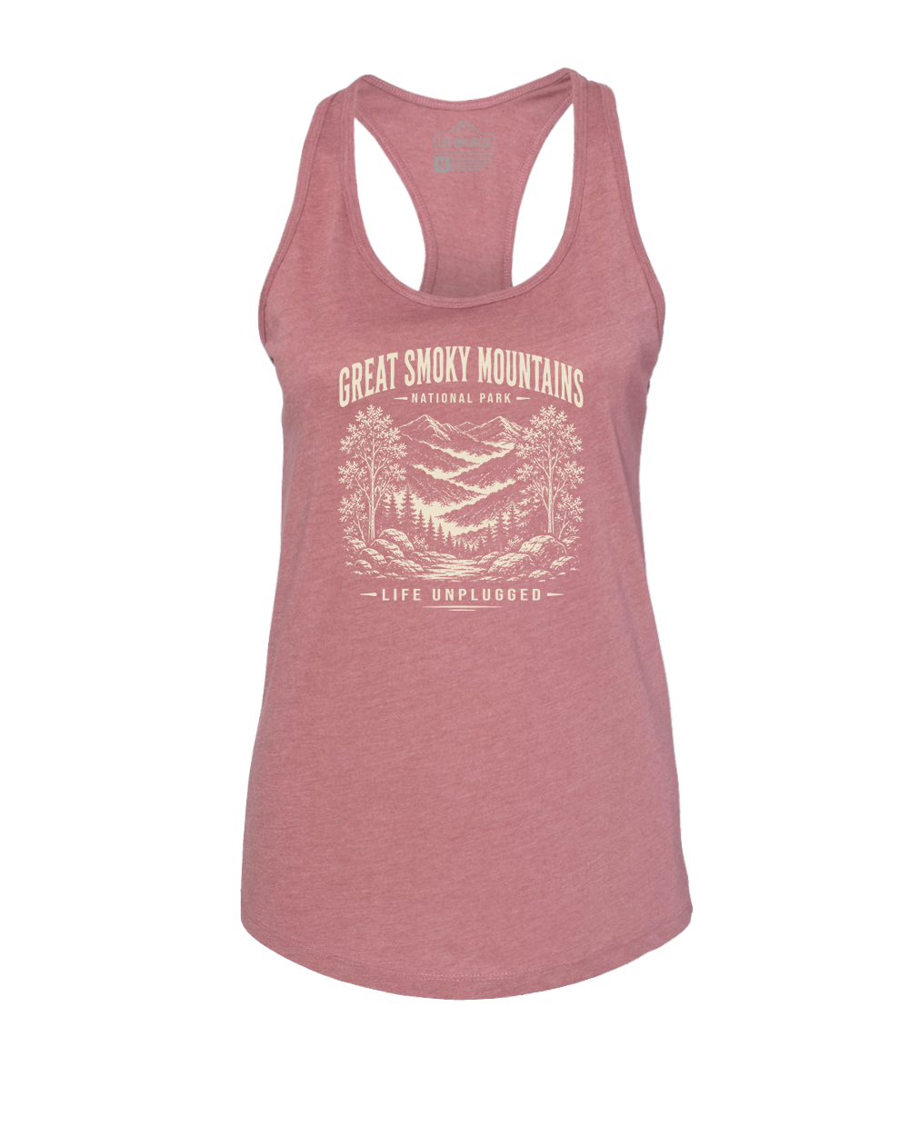 GREAT SMOKY MOUNTAINS Women's Racerback Tank Top