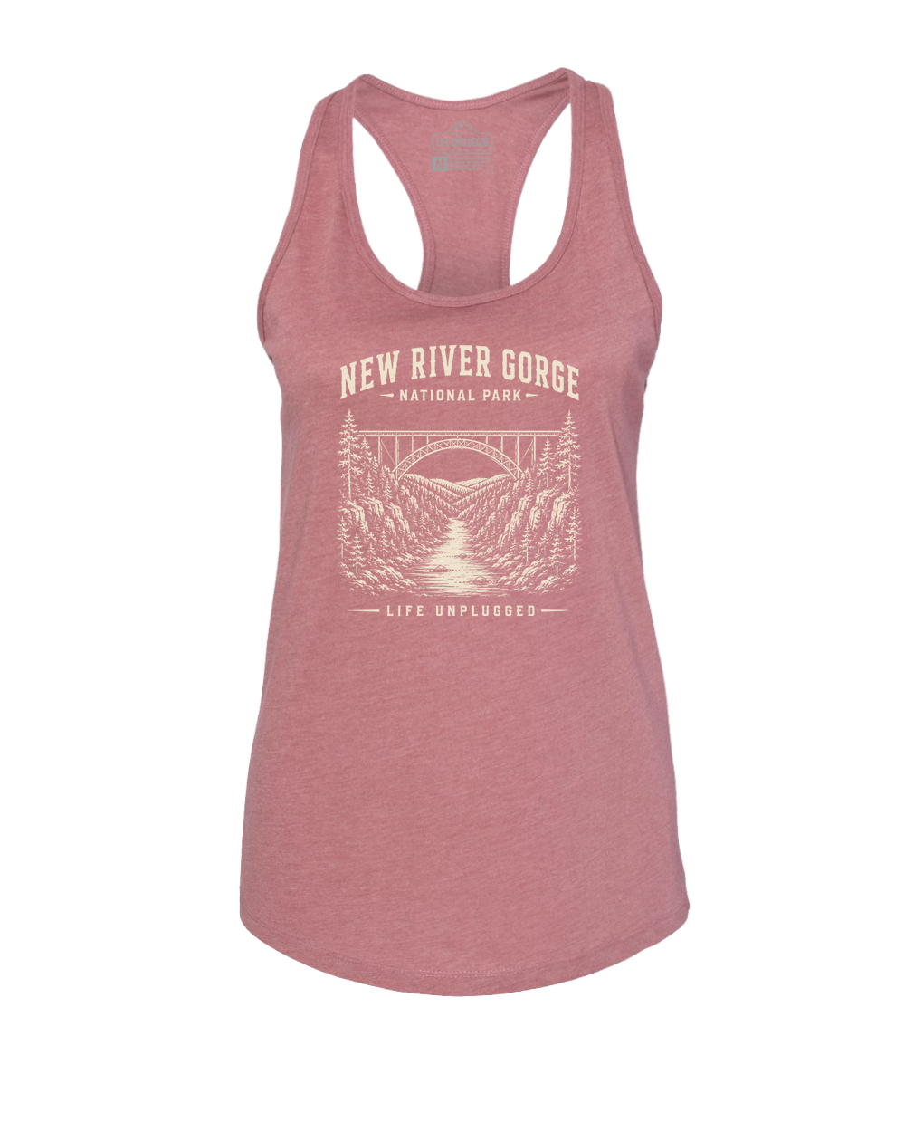 NEW RIVER GORGE NATIONAL PARK Women's Racerback Tank Top