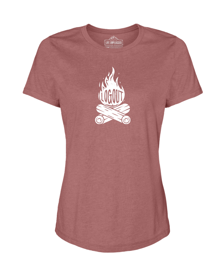 Log Out Campfire Women's T-Shirt