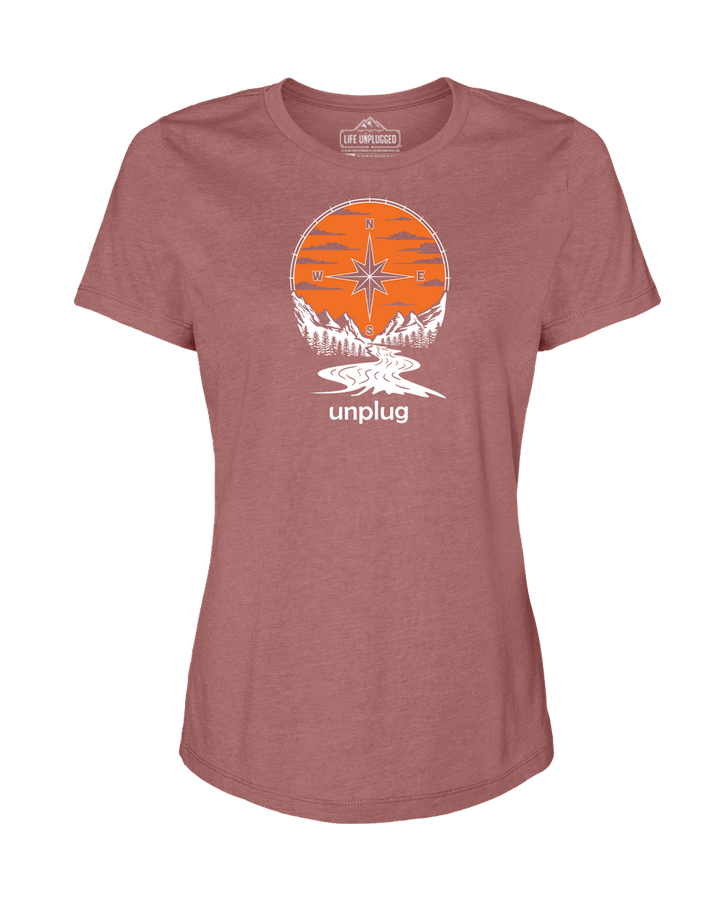 Compass Sunset Women's T-Shirt