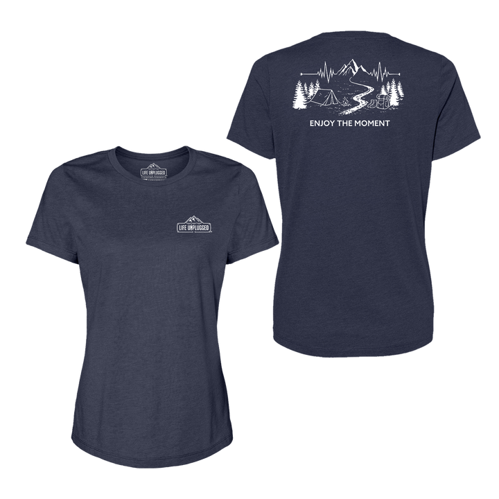 ENJOY THE MOMENT (MOUNTAIN SCENE) Women's T-Shirt