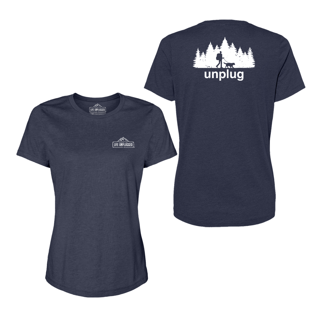 Dog Walks in the Woods Women's T-Shirt